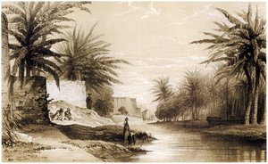 Basra, ca. 1834-37 (tegning) af English School
