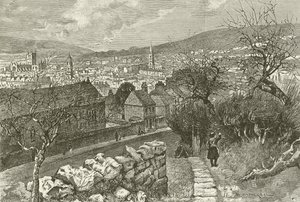 Bath, fra Beechen Cliff af English School