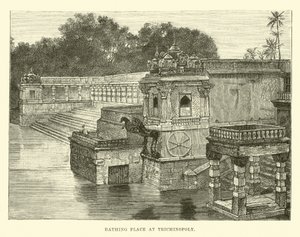 Badeplads ved Trichinopoly af English School