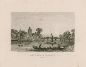 Battersea Bridge, Surrey af English School