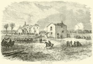 Battery of Marines, december 1870 af English School