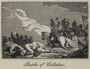 Slaget ved Culloden (gravering) af English School