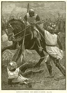 Slaget ved Evesham: Kong Henry i fare