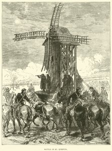 Slaget ved St. Quentin, januar 1871 af English School