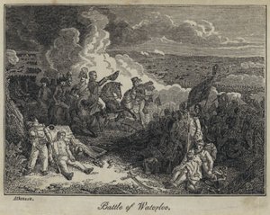 Slaget ved Waterloo (gravering) af English School