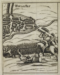 Slaget ved Worcester-scenen, fra 