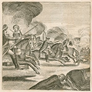Battle of the Boyne, Irland af English School