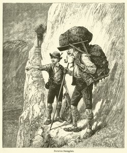 Bayerske smuglere (gravering) af English School