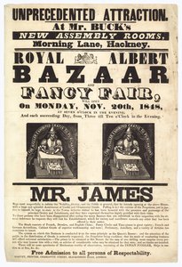 Bazaar and Fancy Fair, 20. november 1848 af English School