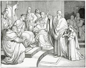 Beatrice førte ind i diæten for sin forlovelse, 1882 af English School