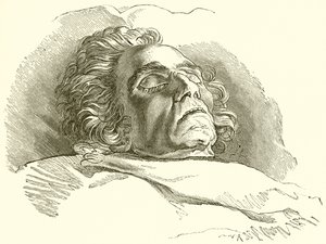Beethoven på sit dødsleje af English School