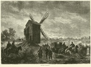 Før Orleans, november 1870 af English School
