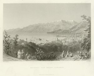 Beirut og Libanonbjerget, 1837 af English School