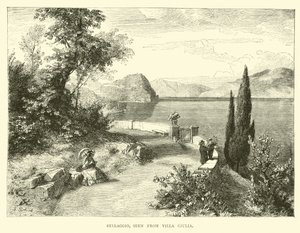 Bellaggio, set fra Villa Giulia af English School