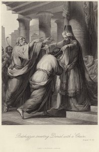 Belshazzar investerer Daniel med en kæde af English School