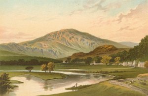 Ben Ledi fra Callander Bridge af English School
