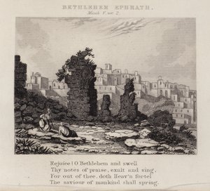 Betlehem Efrat, Micah V, ver 2 (gravering) af English School