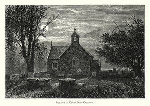 Bettws y Coed Old Church (gravering) af English School
