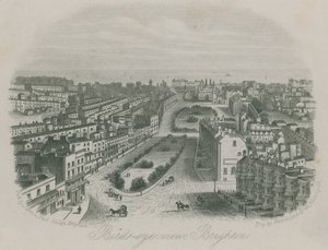 Fugleperspektiv af Brighton af English School