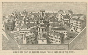 Fugleperspektiv af Tothill Fields Prison af English School
