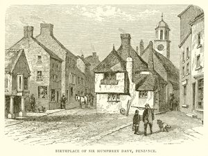 Fødested for Sir Humphrey Davy, Penzance af English School