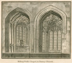 Bishop Wests Chapel, Putney Church, London af English School