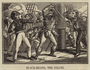 Sort skæg, Piraten (gravering) af English School