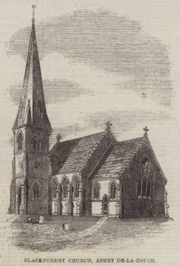 Blackfordby Church, Ashby-de-la-Zouch (gravering) af English School
