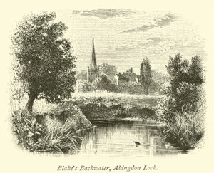 Blakes Backwater, Abingdon Lock af English School