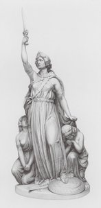 Boadicea (kobberstik) af English School
