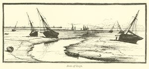 Boats off Leigh  af English School