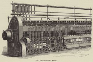 Spole-og-flue-ramme (gravering) af English School