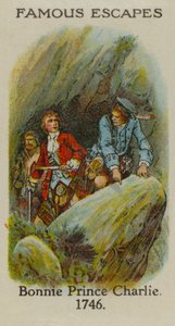 Bonnie Prince Charlie, 1746 af English School