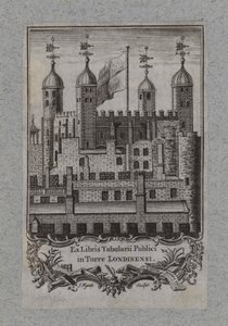 Bogplade, Tower of London af English School