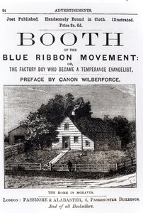 Booth of the Blue Ribbon Movement, 1883 af English School
