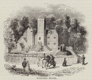 Boscobel House (gravering) af English School
