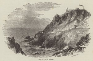 Botallack Mine (gravering) af English School