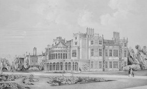 Brampton Park nær Huntingdon, 1852 af English School