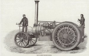 Brays Patent Traction Engine af English School