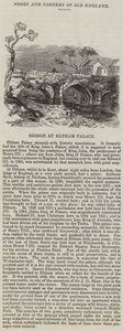 Bro ved Eltham Palace (gravering) af English School