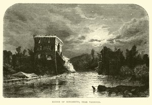 Bridge of Borghetto, near Valeggio  af English School