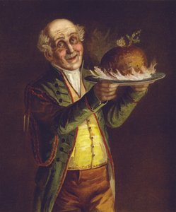 Indbringelse af julebudding af English School