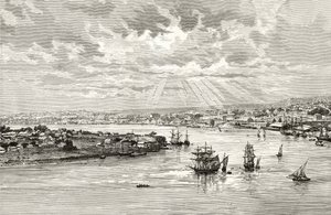 Brisbane Harbour, Australien, ca. 1880, fra 