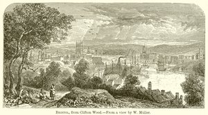 Bristol, fra Clifton Wood af English School