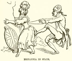 Britannia i Stays af English School