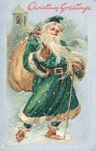 Britisk julekort af English School