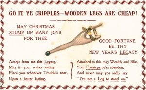 Britisk julekort af English School