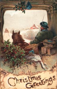 Britiske julekort af English School