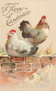 Britisk påskekort af English School