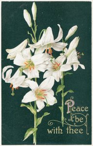 Britisk påskekort af English School